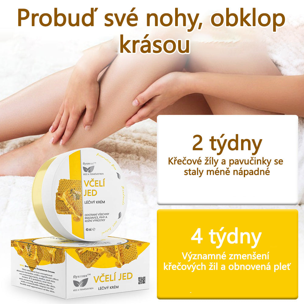 ✅Flysmus™ krém na ošetření včelím jedem🐝: 💥💥Léčba ekzémů, akné, stařeckých skvrn, křečových žil, prasklin na kůži, plísňových infekcí, bradavic.💥💥✅