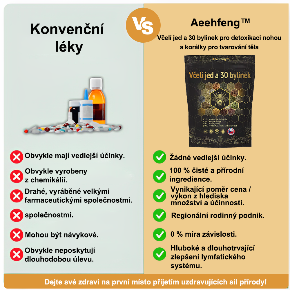 🔥💫 Poslední den na získání slevy 70 %: Aeehfeng® Včelí jed a 30 bylinek pro detoxikaci nohou a korálky pro tvarování těla - ✨Doporučeno Evropskou lymfatickou asociací (ELF) ✨🧀