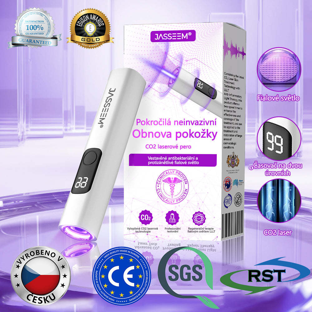 𝐉𝐚𝐬𝐬𝐞𝐞𝐦® Pokročilé neinvazivní pero s CO₂ laserem na opravu pokožky 💕 (šetrně odstraňuje bradavice, mateřská znaménka, stařecké skvrny a kožní značky - bez bolesti a rozruchu!)