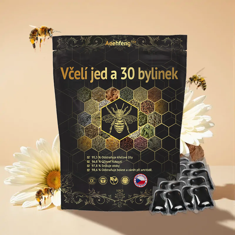 🔥💫 Poslední den na získání slevy 70 %: Aeehfeng® Včelí jed a 30 bylinek pro detoxikaci nohou a korálky pro tvarování těla - ✨Doporučeno Evropskou lymfatickou asociací (ELF) ✨🧀