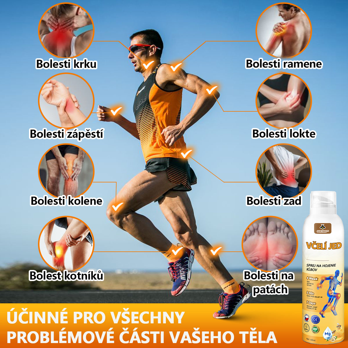 🔥💫Ourlyard™ Hořčíkový olej a včelí jed na hojení kloubů ve spreji👨⚕️Cure bolesti kloubů za pouhé 4 týdny, bez zpětného efektu🔥🔥