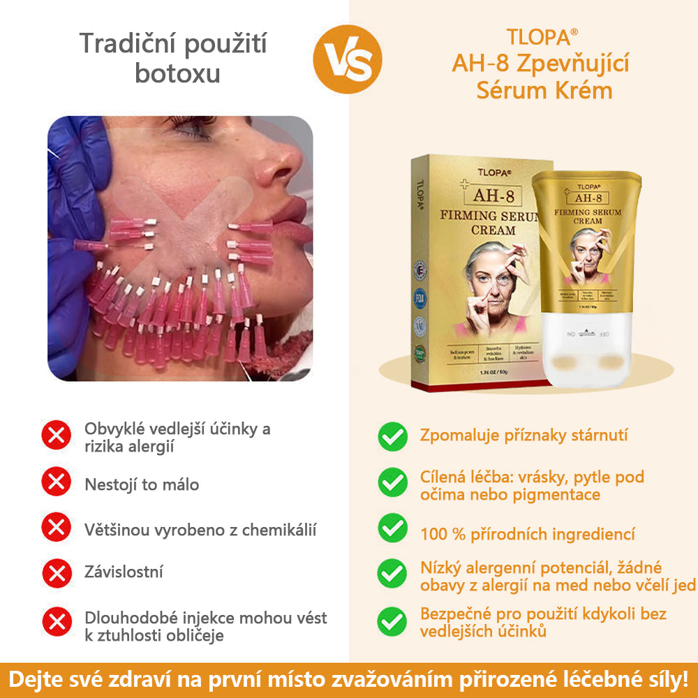 Vyrobeno a odesláno z České republiky✨𝗧𝗟𝗢𝗣𝗔® AH-8 Zpevňující krém proti stárnutí (POSLEDNÍ DEN SLEVA 70%)