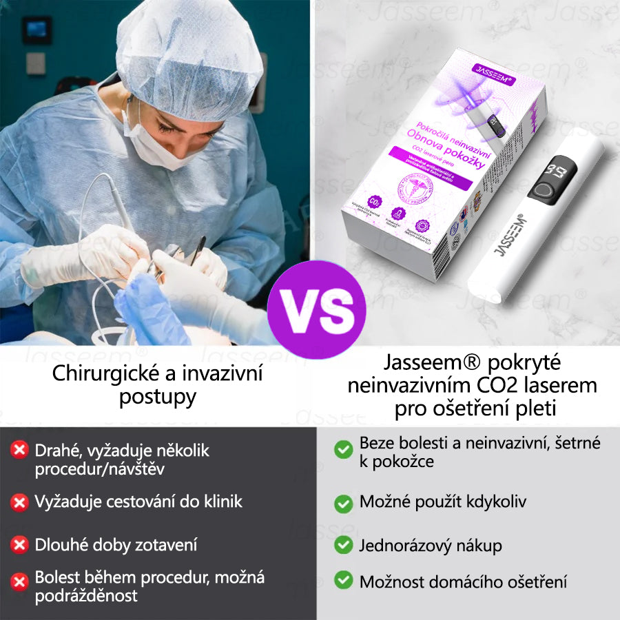 𝐉𝐚𝐬𝐬𝐞𝐞𝐦® Pokročilé neinvazivní pero s CO₂ laserem na opravu pokožky 💕 (šetrně odstraňuje bradavice, mateřská znaménka, stařecké skvrny a kožní značky - bez bolesti a rozruchu!)