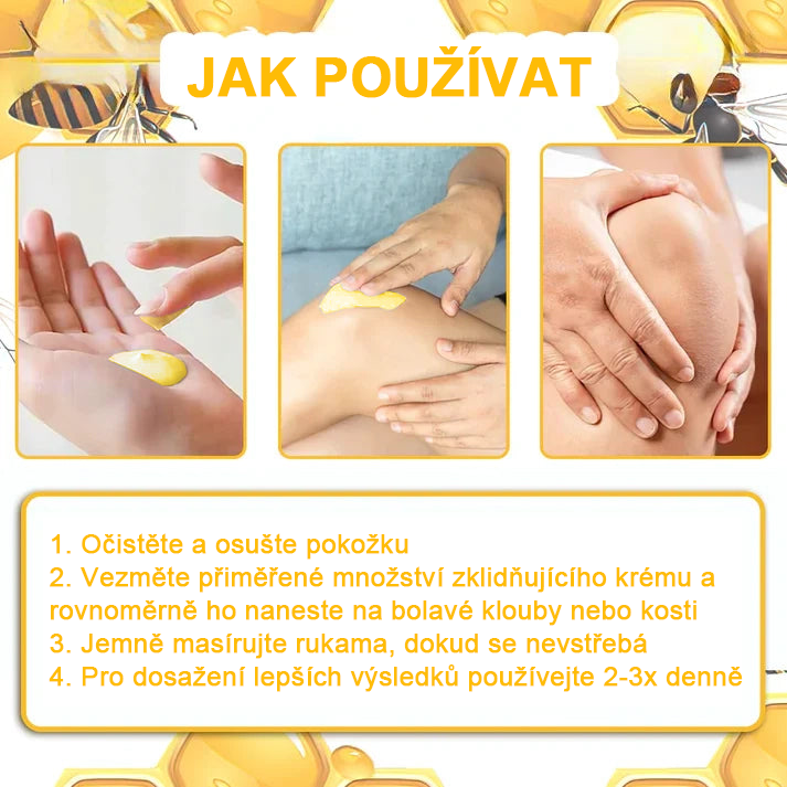 𝑭𝑨𝑻𝑶𝑵𝑮® Krém proti bolesti a hojení kostí ze včelího jedu (Výhradně pro seniory a na doporučení NVOC)🧨