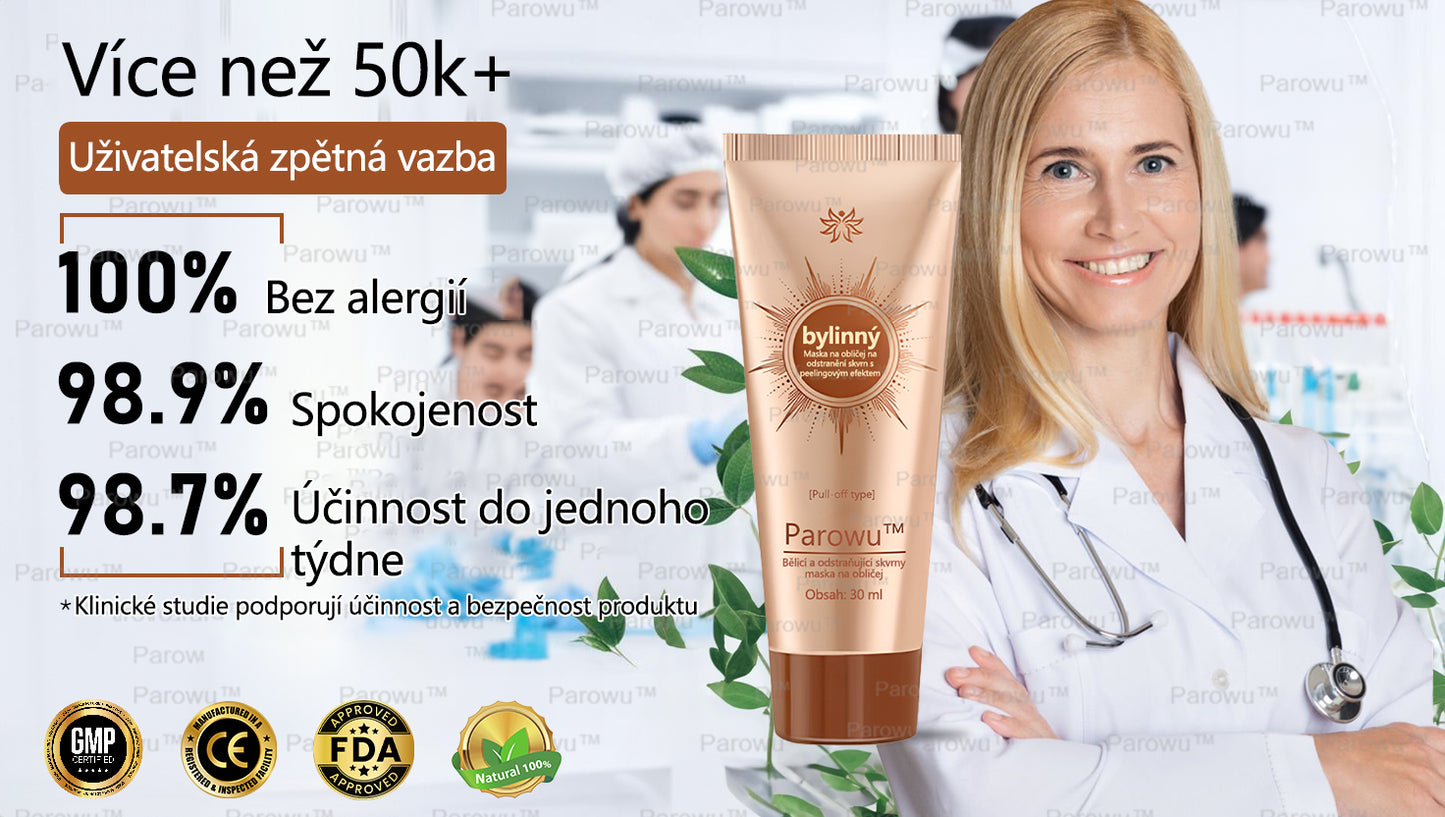 🧡Rowpin® bělící a skvrny odstraňující pleťová maska Vhodná na obličej i tělo - 👩⚕️ Přírodní složky trvale odstraňují stařecké skvrny, pihy, sluneční a jaterní skvrny.💥