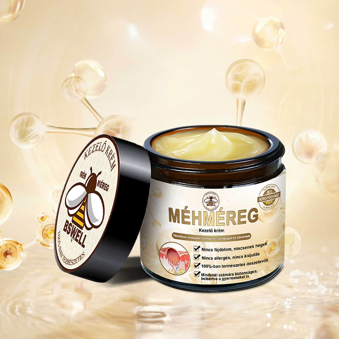 🐝BSWELL® Krém na ošetření včelím jedem👨⚕️(MDT ajánlott) 🔥poslední den propagace 80% vypnuto