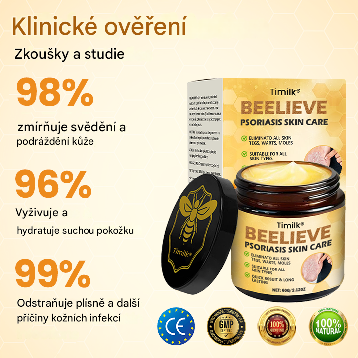 Timilk® BeeLieve Péče o pokožku s lupénkou