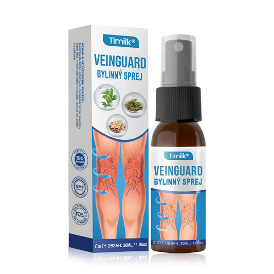 Timilk® VeinGuard bylinný sprej – ✅ Klinicky prokázáno, že odstraní křečové žíly za pouhých 7 dní!