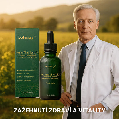 Lotmay® Kapky s kmenovými buňkami a kolagenovými peptidy pro vnitřní použití👩‍⚕️ (Zpevnění a lifting povolené pokožky & redukce tvorby vrásek) 🍀💥
