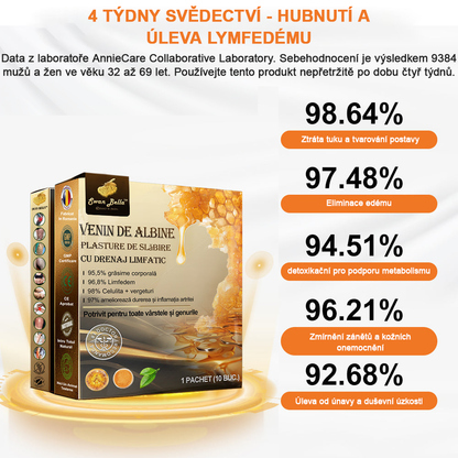 🐝Lymfodrenážní zeštíhlující náplast Swan Bella™ se včelím jedem 🔥 70% sleva po omezenou dobu 🔥 (Vhodné pro všechny věkové kategorie).