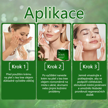 🌱 Zvoevo® Čajovníkový olej Krém pro péči o pleť – Odstraňuje nedokonalosti pleti, regeneruje poškozenou pokožku, rozjasňuje a působí proti stárnutí pleti.🔥🔥