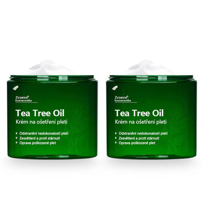 🌱 Zvoevo® Čajovníkový olej Krém pro péči o pleť – Odstraňuje nedokonalosti pleti, regeneruje poškozenou pokožku, rozjasňuje a působí proti stárnutí pleti.🔥🔥