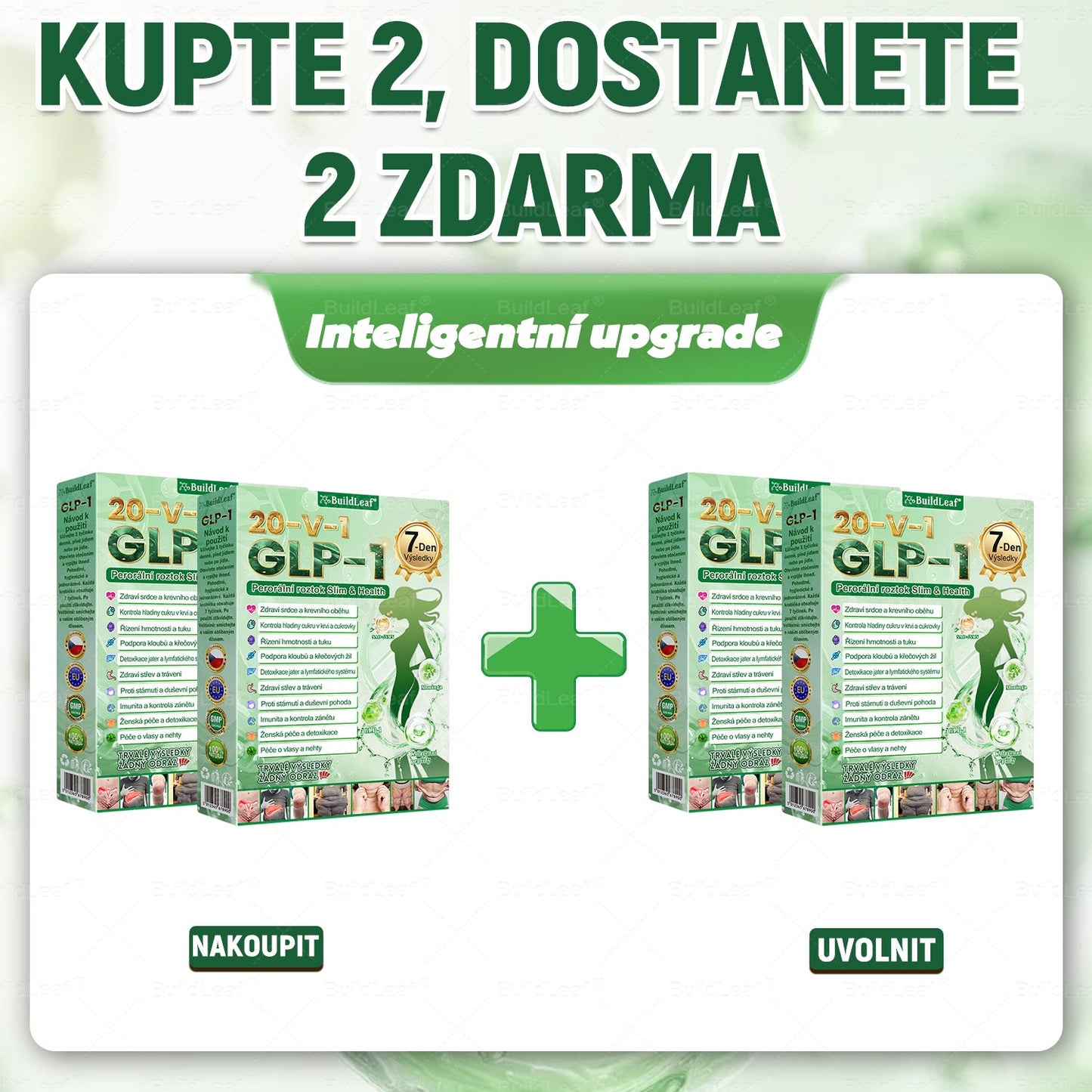 Oficiální obchod | BuildLeaf® GLP-1 20-v-1 Slim & Zdraví orální roztok 💧 (1× denně, výsledky za 7 dní). Obsahuje 100 mld. CFU probiotik ✅ Podporuje hubnutí, zdraví srdce ❤️, trávení i energii.