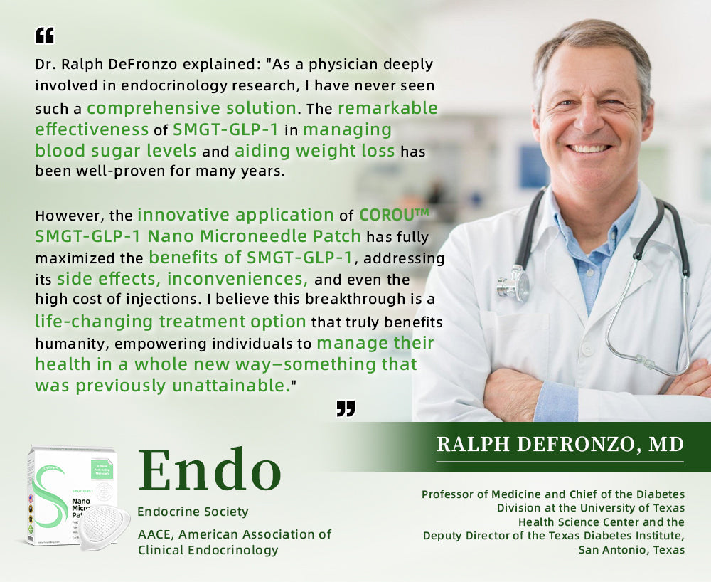 ⭐⭐7denní výsledky⭐⭐COROU™ SMGT-GLP-1 Nano Microneedle Patch💥（Bezbolestná, dlouhodobá, řešící diabetes, obezitu a kardiovaskulární onemocnění）💥💥