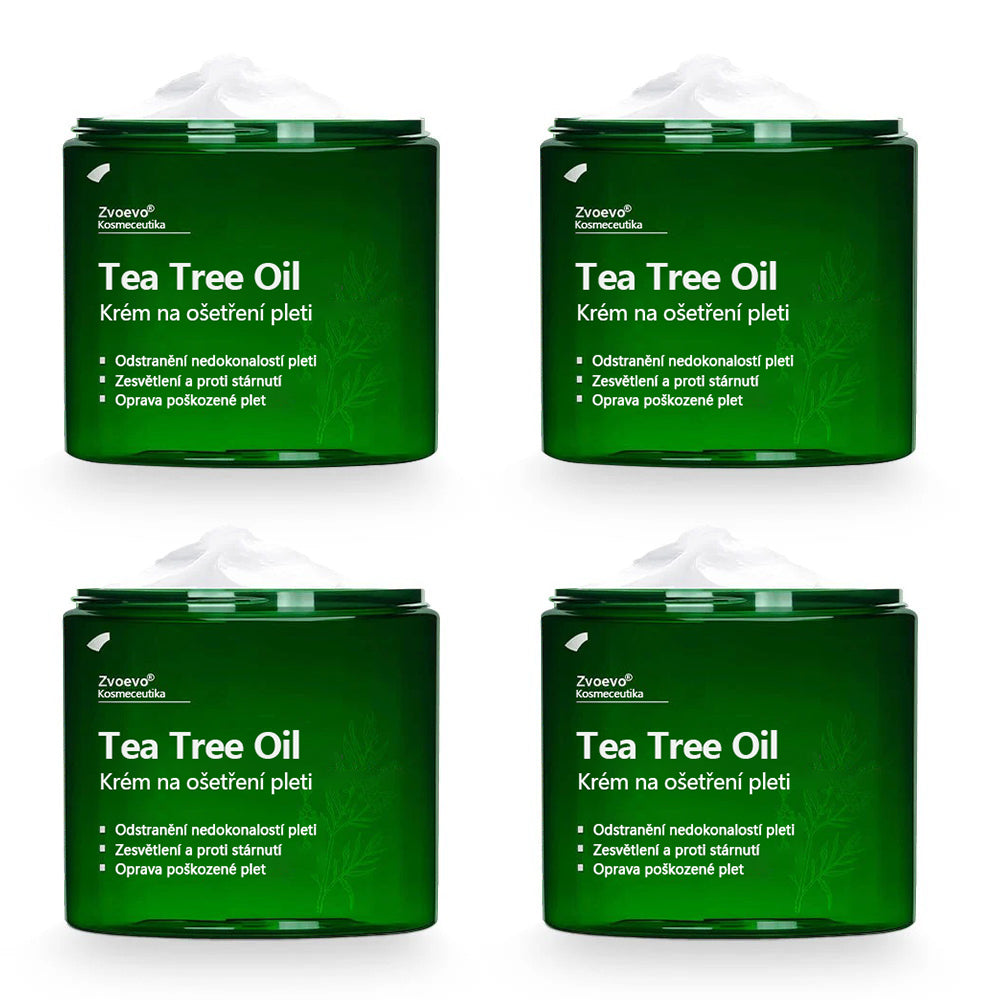 🌱 Zvoevo® Čajovníkový olej Krém pro péči o pleť – Odstraňuje nedokonalosti pleti, regeneruje poškozenou pokožku, rozjasňuje a působí proti stárnutí pleti.🔥🔥