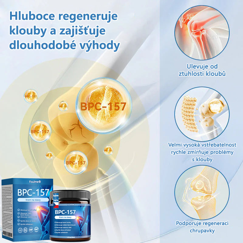 Lékárna Na Poště | Foulme® BPC-157 Regenerační krém na klouby 🦴 Léčí artritidu, neuropatii, revmatismus, sportovní zranění a další potíže 👍