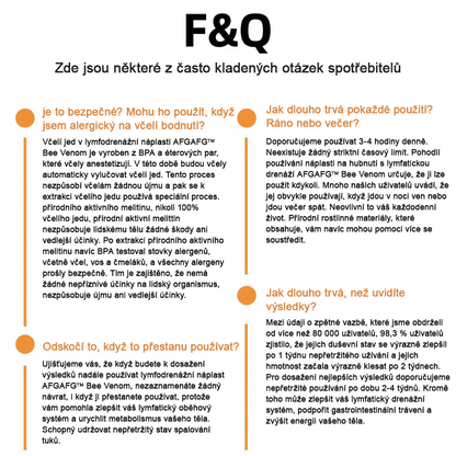 🐝Lymfodrenážní zeštíhlující náplast Swan Bella™ se včelím jedem 🔥 70% sleva po omezenou dobu 🔥 (Vhodné pro všechny věkové kategorie).