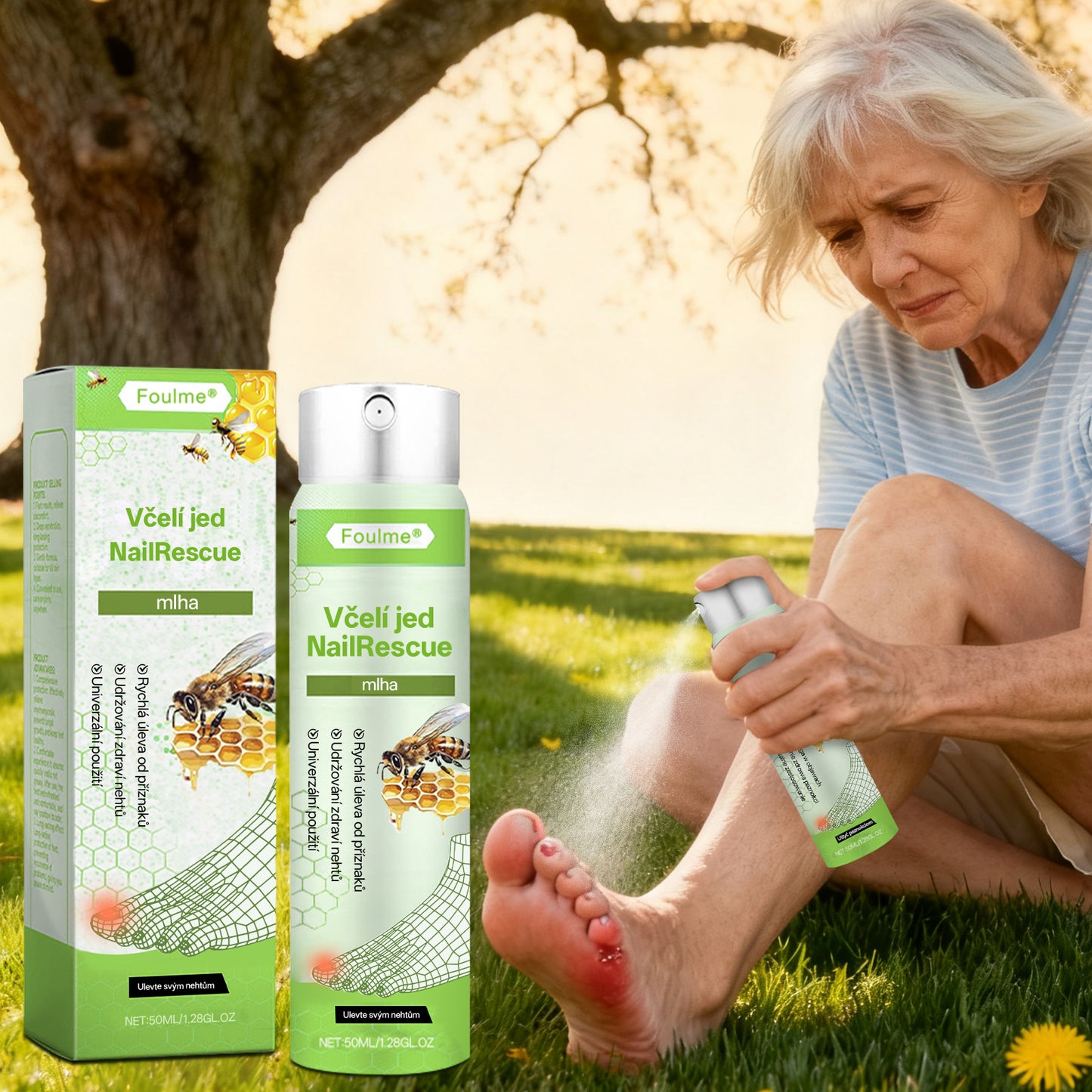 Lékárna Na Poště Oficiální obchod | Foulme® NailRescue Včelí jed ve spreji