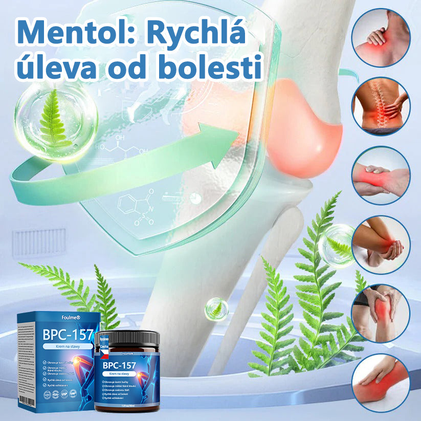 Lékárna Na Poště | Foulme® BPC-157 Regenerační krém na klouby 🦴 Léčí artritidu, neuropatii, revmatismus, sportovní zranění a další potíže 👍