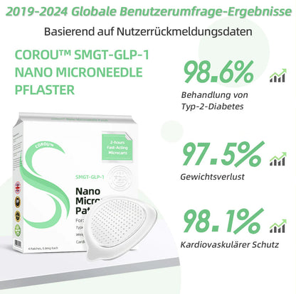 ⭐⭐7denní výsledky⭐⭐COROU™ SMGT-GLP-1 Nano Microneedle Patch💥（Bezbolestná, dlouhodobá, řešící diabetes, obezitu a kardiovaskulární onemocnění）💥💥